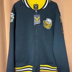 Michigan Football Player Exclusive Bomber Jacket WITH 2022 PATCHES (SIZE L)- NWT